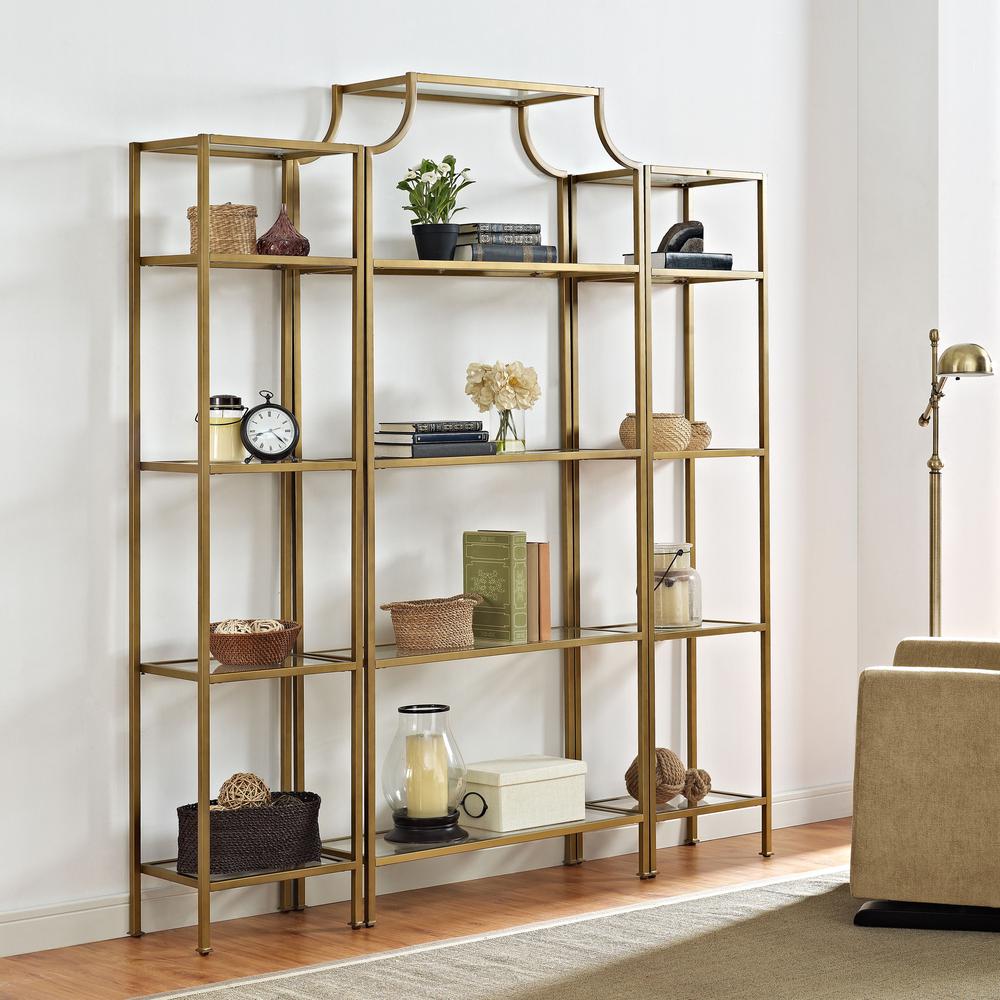 Aimee Narrow Etagere Soft Gold. Picture 10