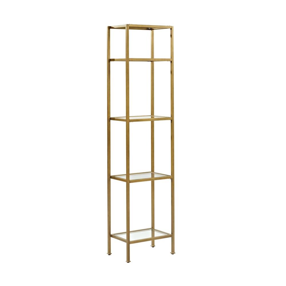 Aimee Narrow Etagere Soft Gold. Picture 1