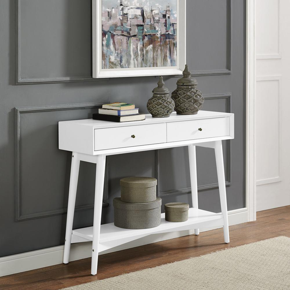 Landon Console Table White