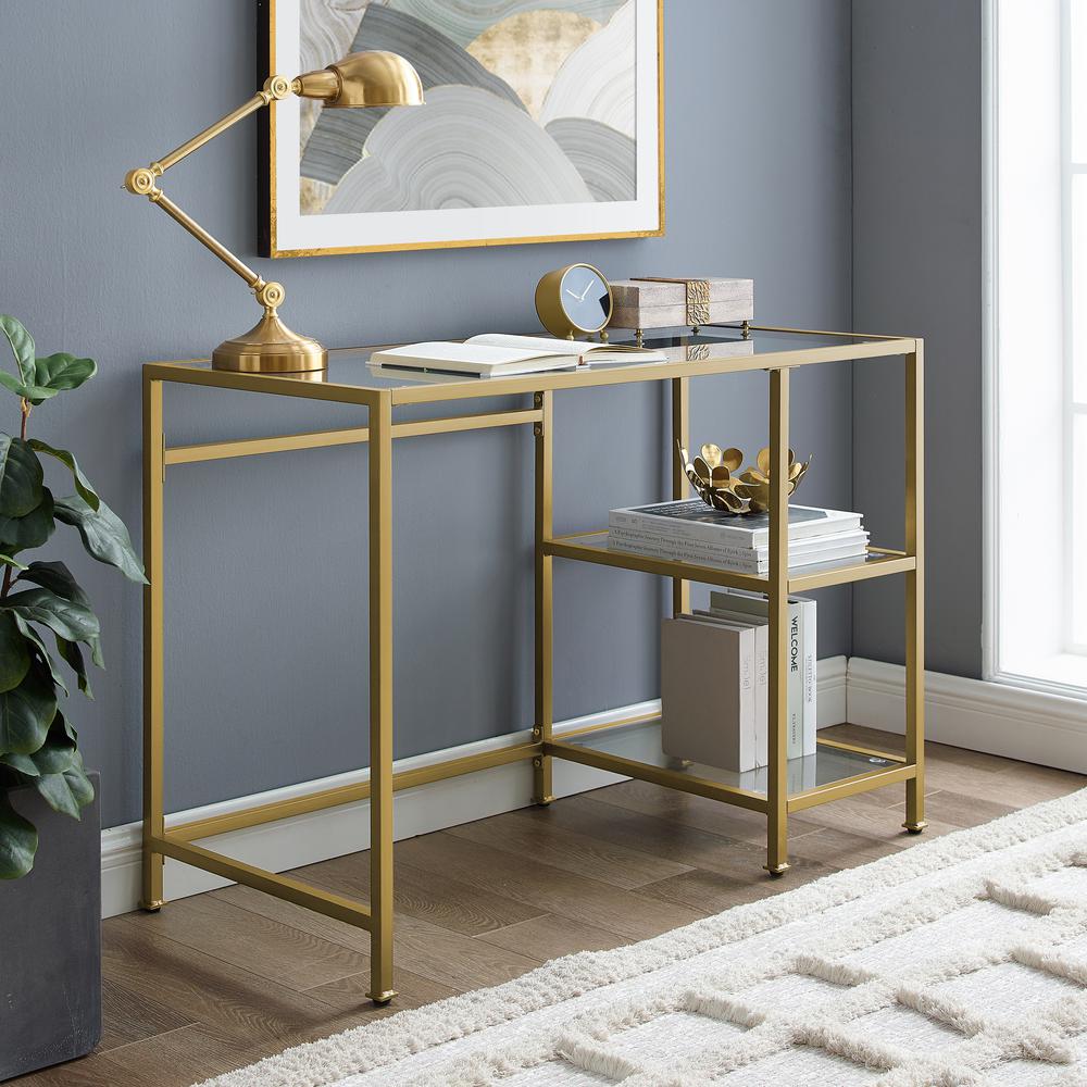 Aimee Desk Soft Gold. Picture 6