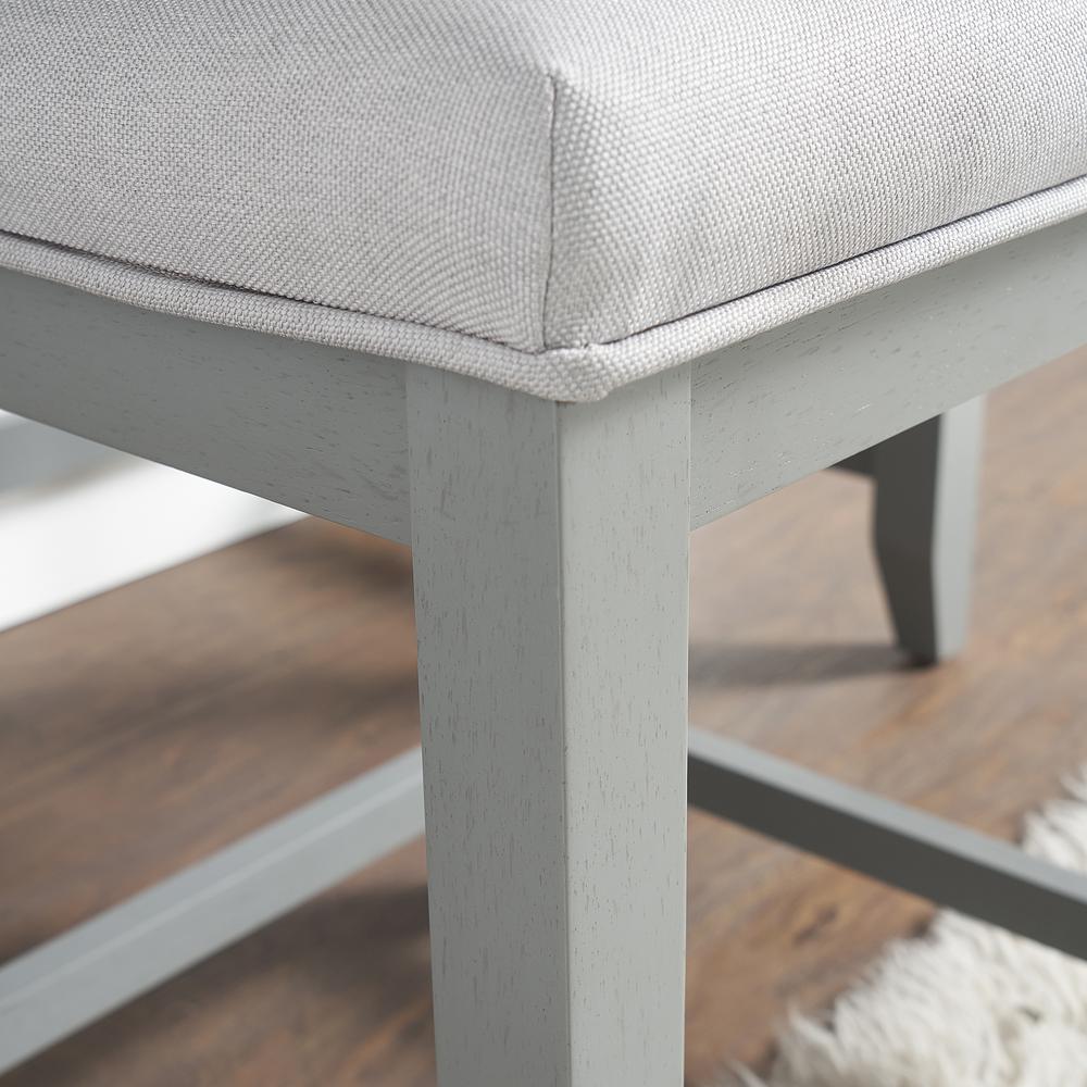 Vista Vanity Stool Gray/Shale. Picture 5