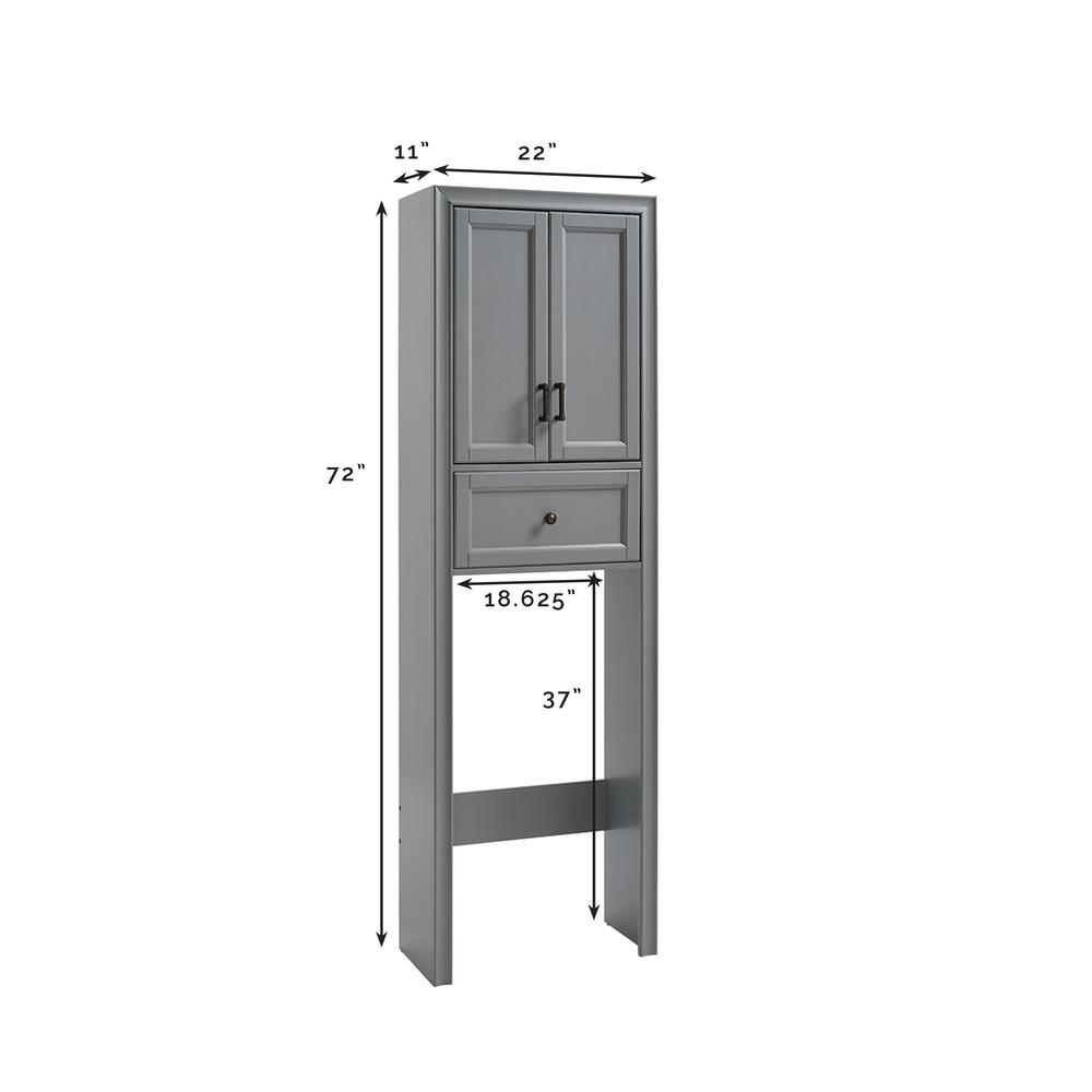 Tara Space Saver Cabinet Gray. Picture 6