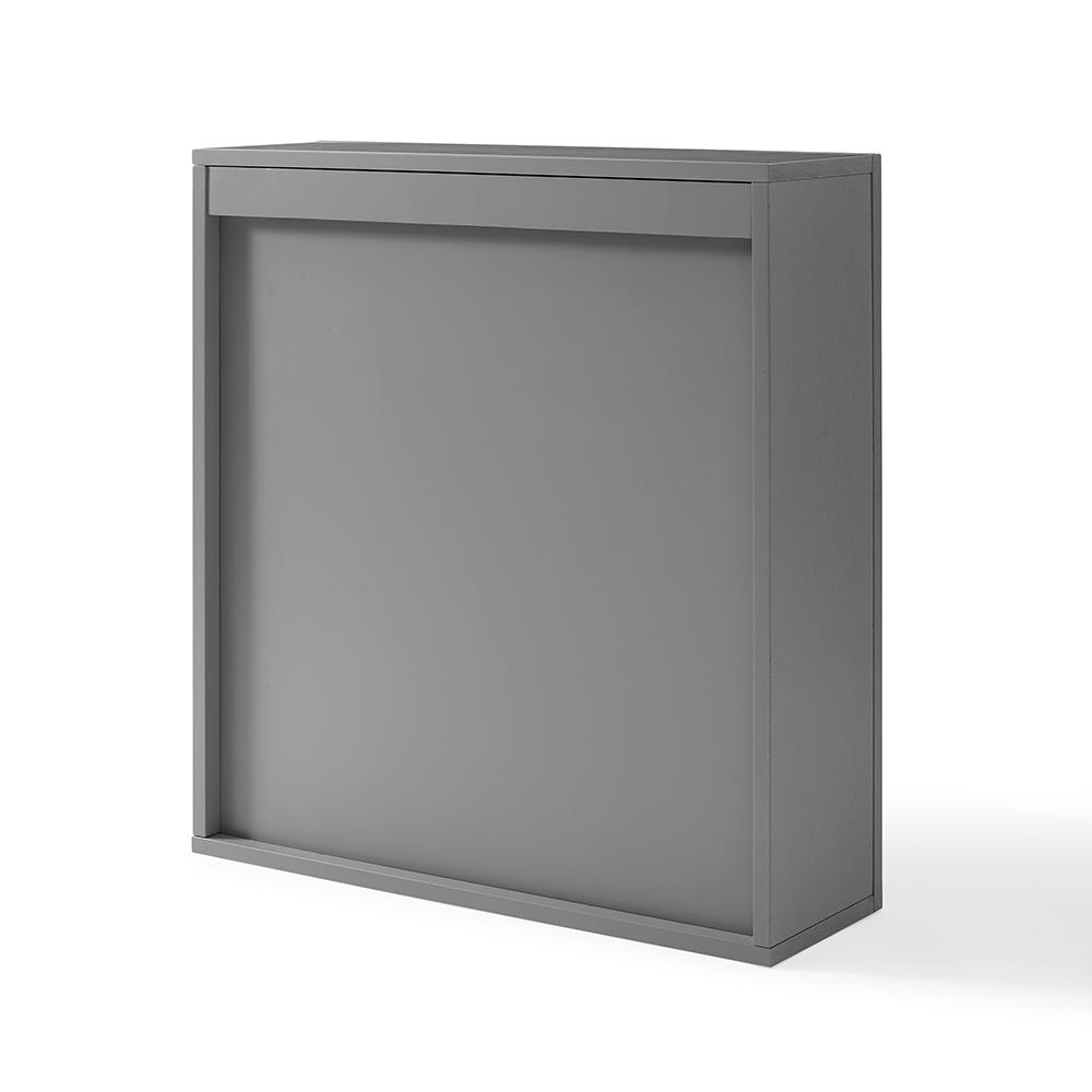 Tara Mirrored Wall Cabinet Gray. Picture 11