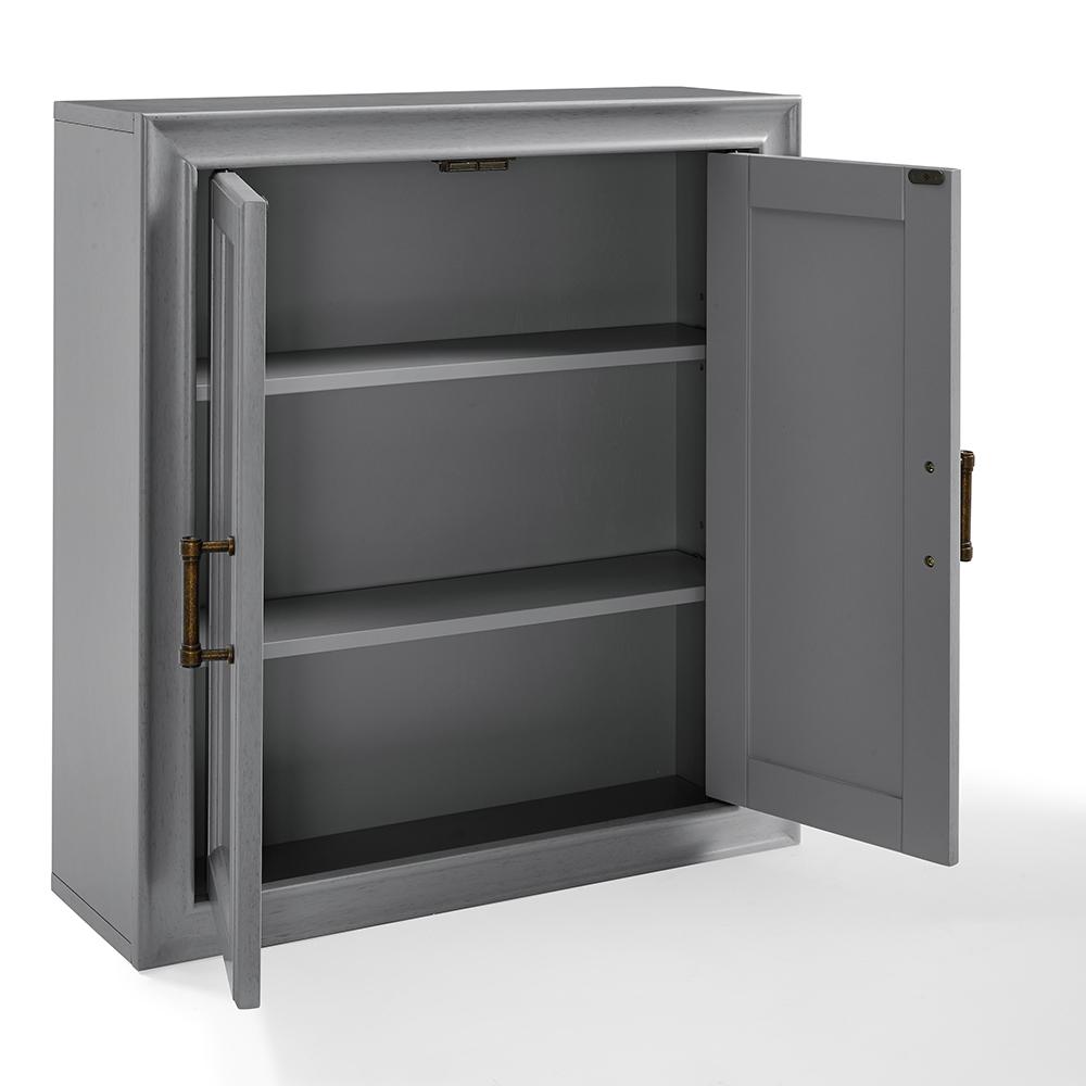 Tara Wall Cabinet Gray. Picture 7