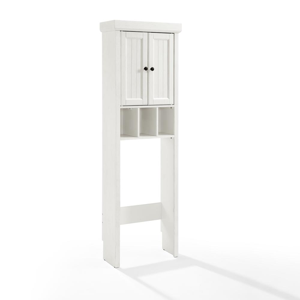 Seaside Space Saver Cabinet Distressed White. Picture 7