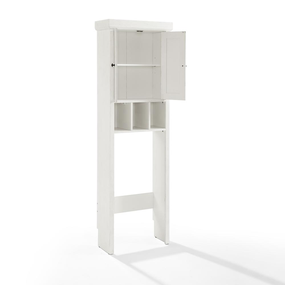 Seaside Space Saver Cabinet Distressed White. Picture 9