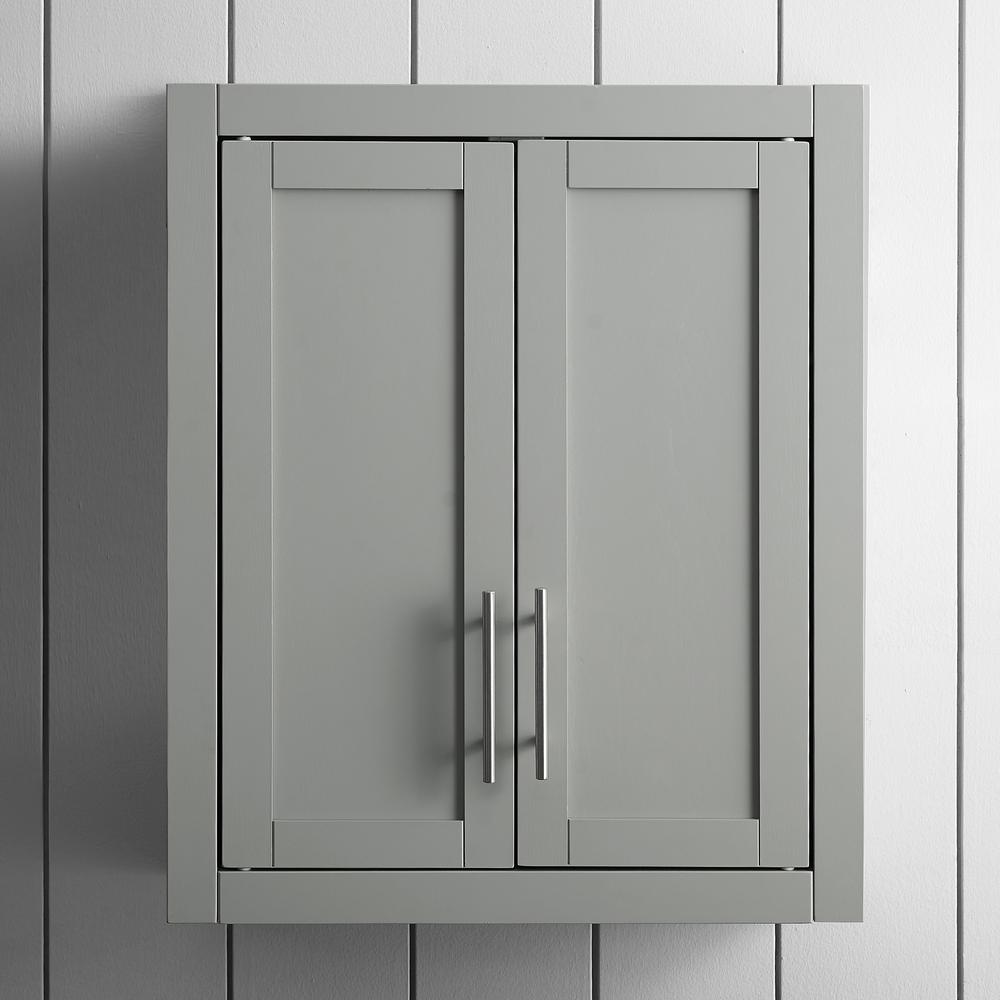 Savannah Wall Cabinet Gray. Picture 2