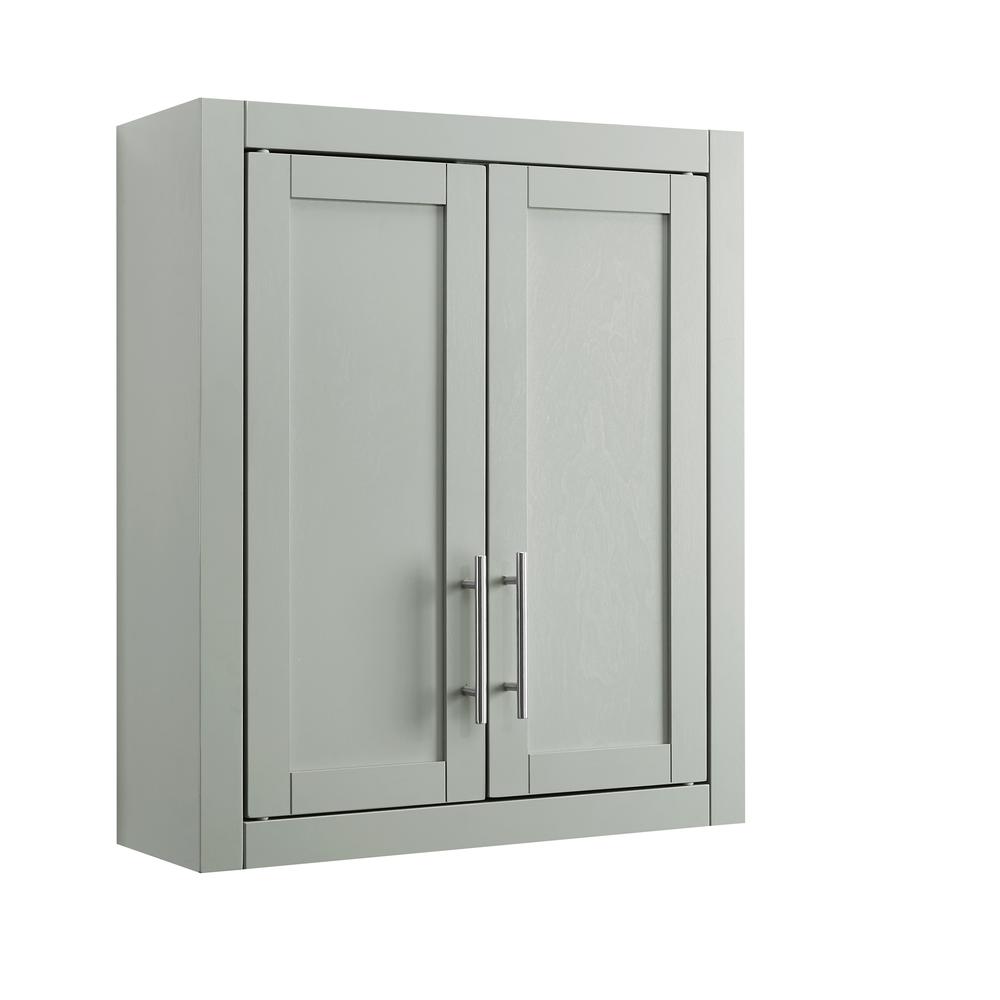 Savannah Wall Cabinet Gray. Picture 4