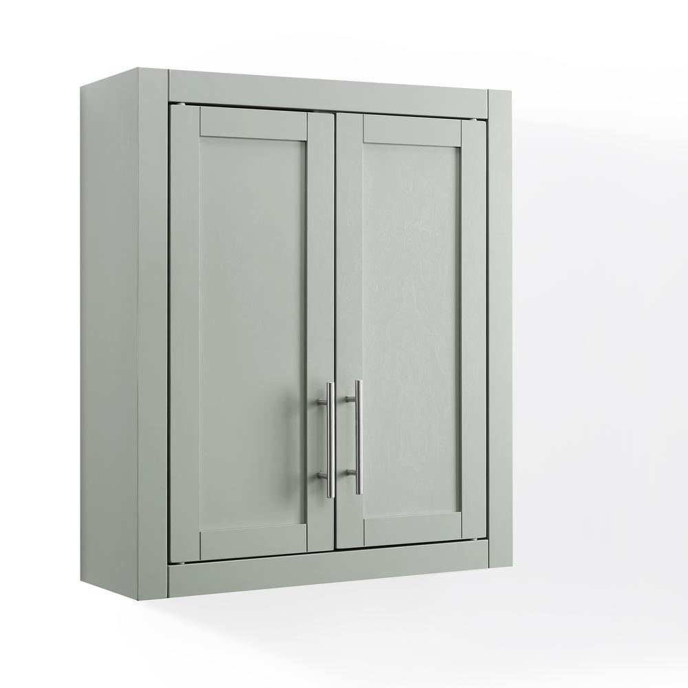 Savannah Wall Cabinet Gray. Picture 6