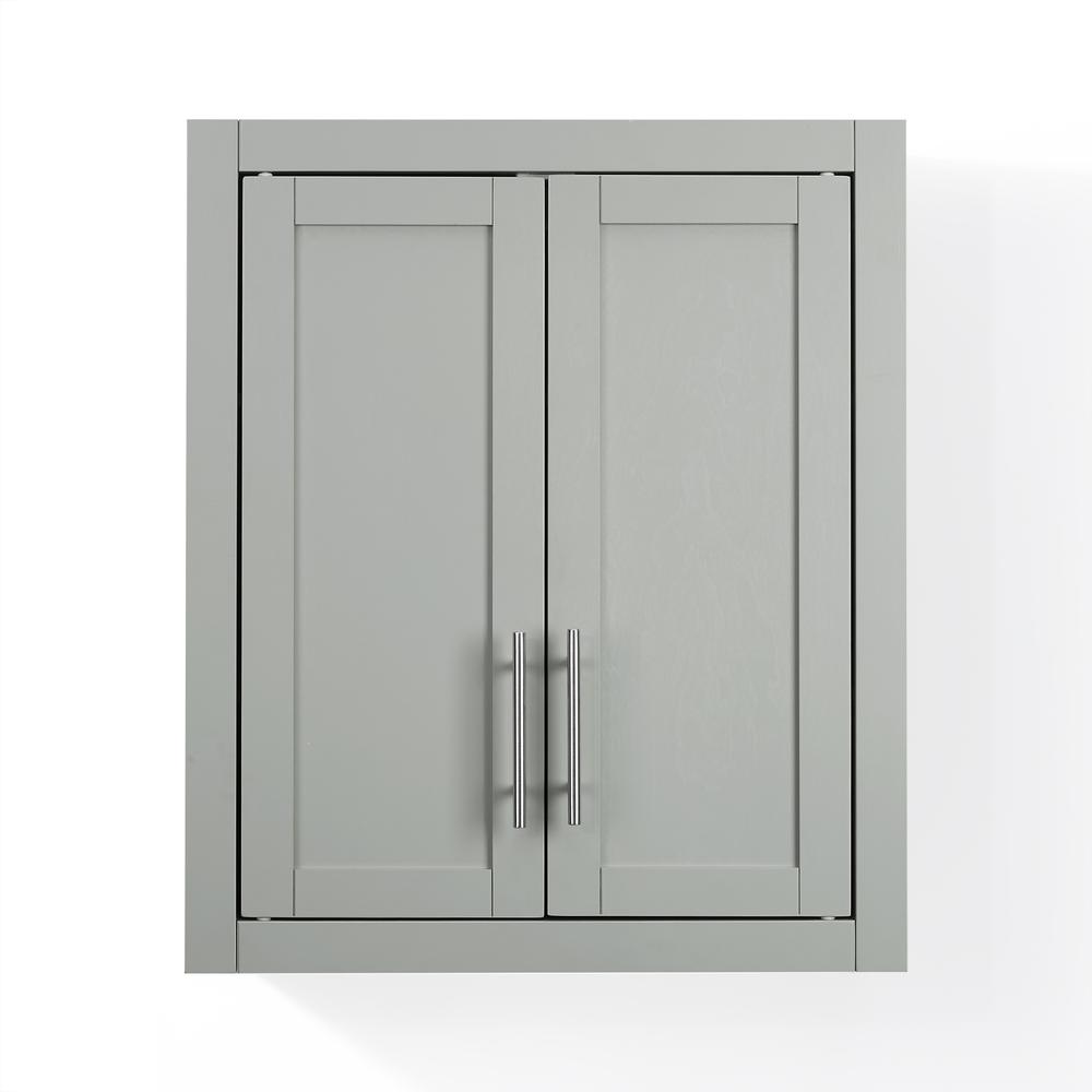 Savannah Wall Cabinet Gray. Picture 7