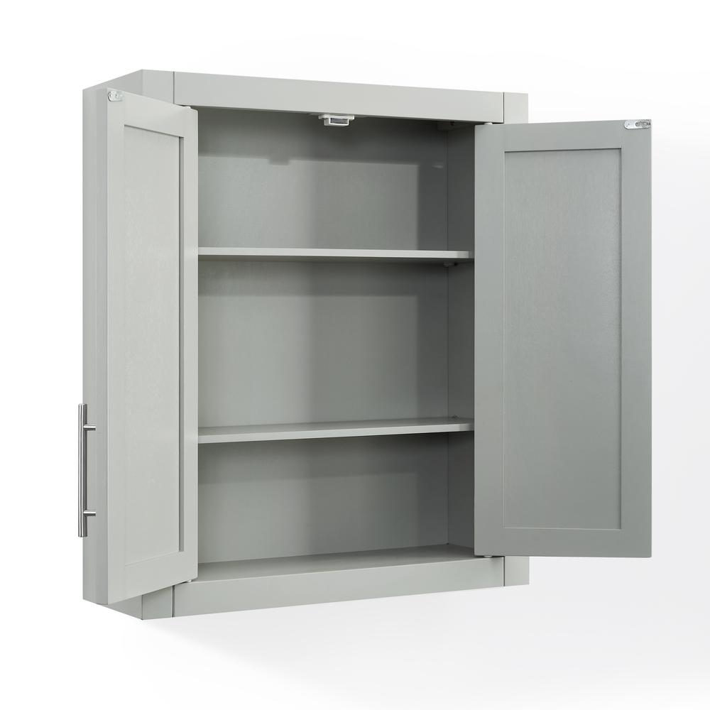 Savannah Wall Cabinet Gray. Picture 8