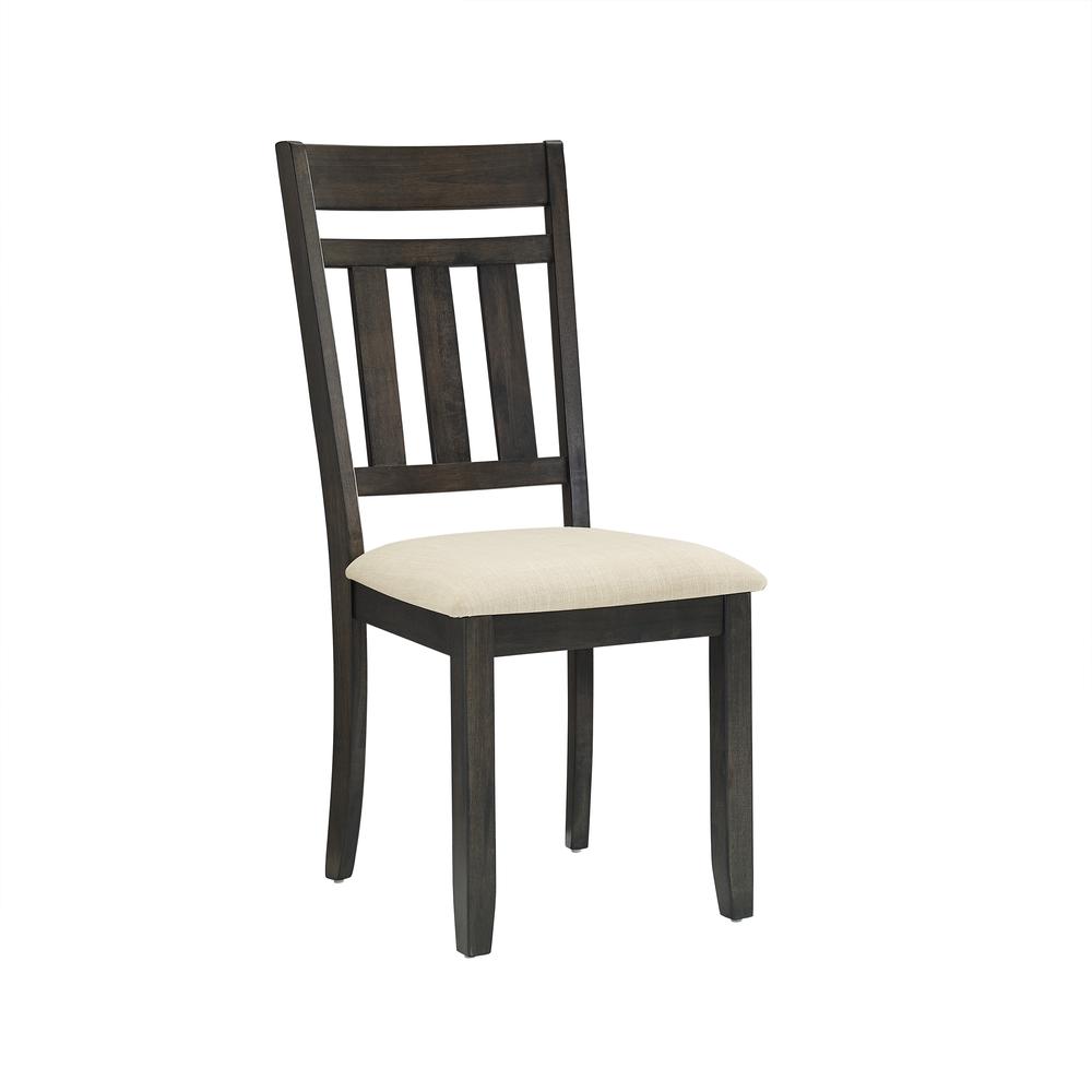 Hayden 2Pc Slat Back Dining Chair Set Slate - 2 Slat Back Chairs. Picture 4
