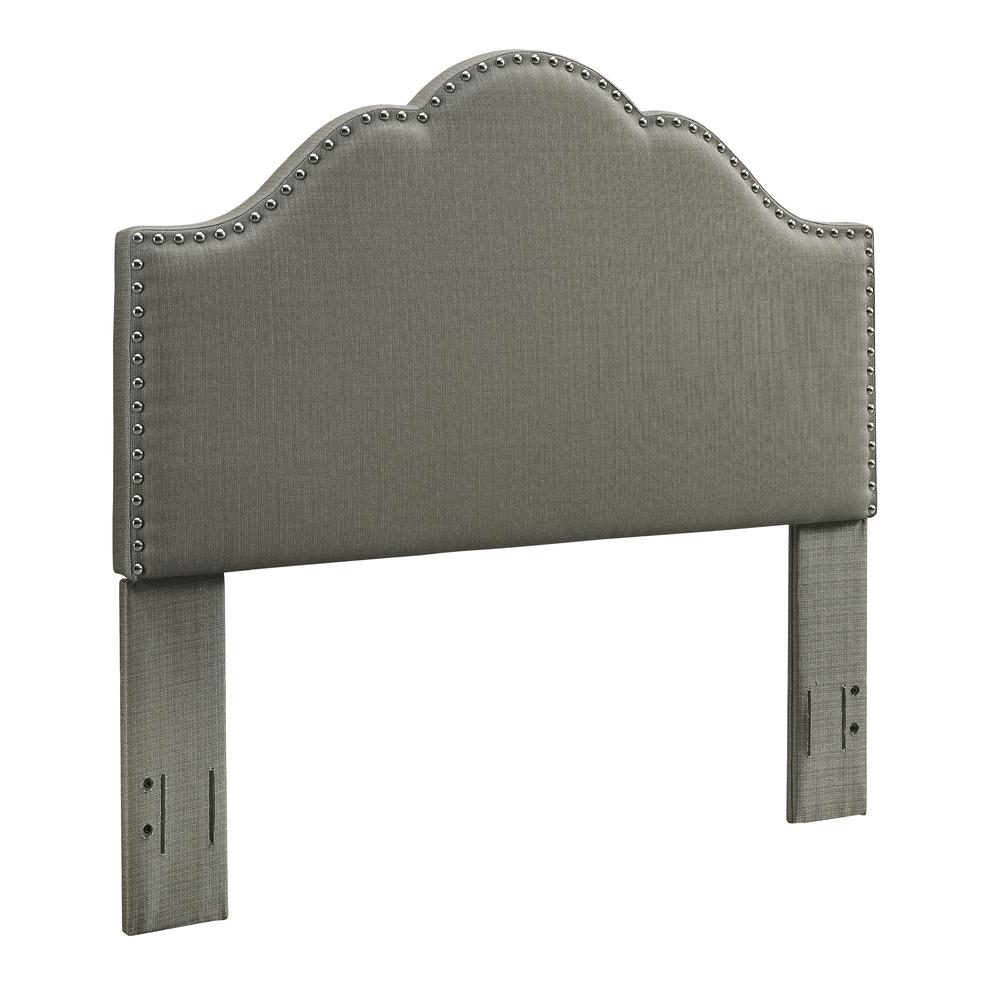 Preston Upholstered Full/Queen Headboard Shadow Gray. Picture 1