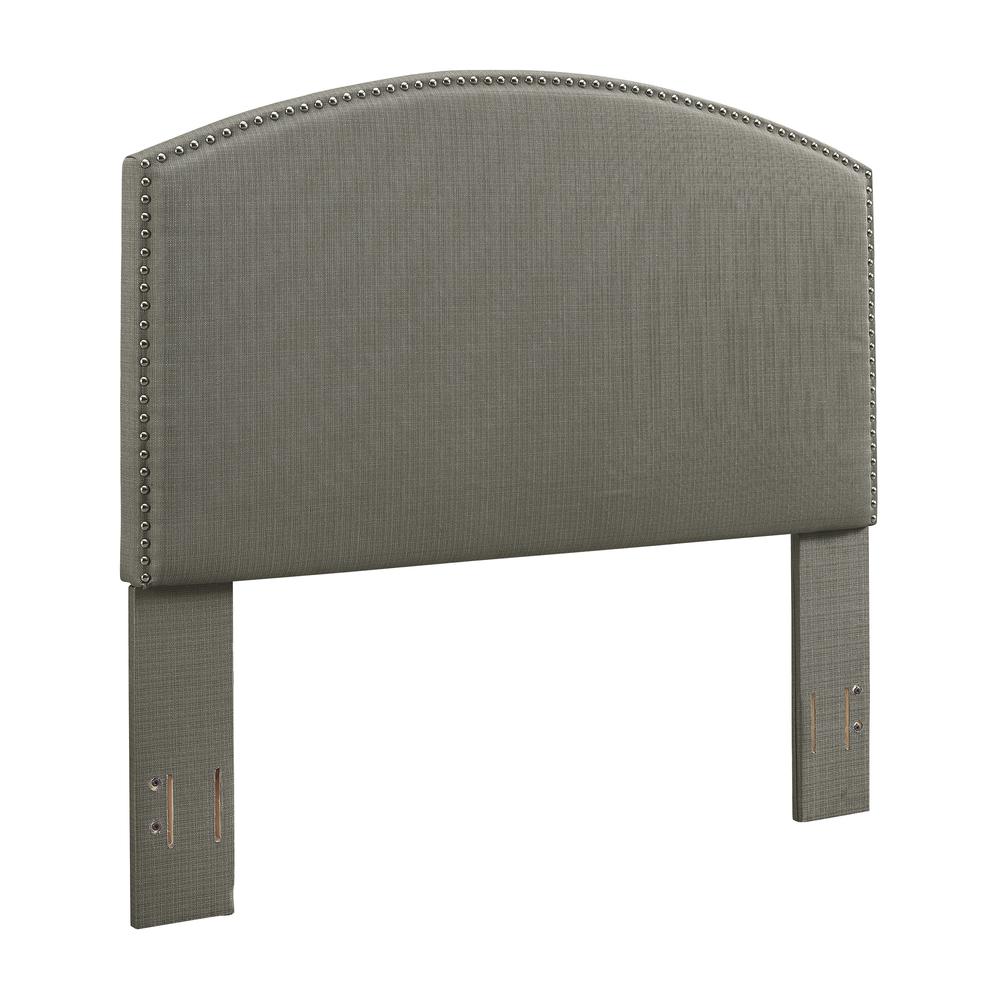 Cassie Upholstered Full/Queen Headboard Shadow Gray. Picture 1