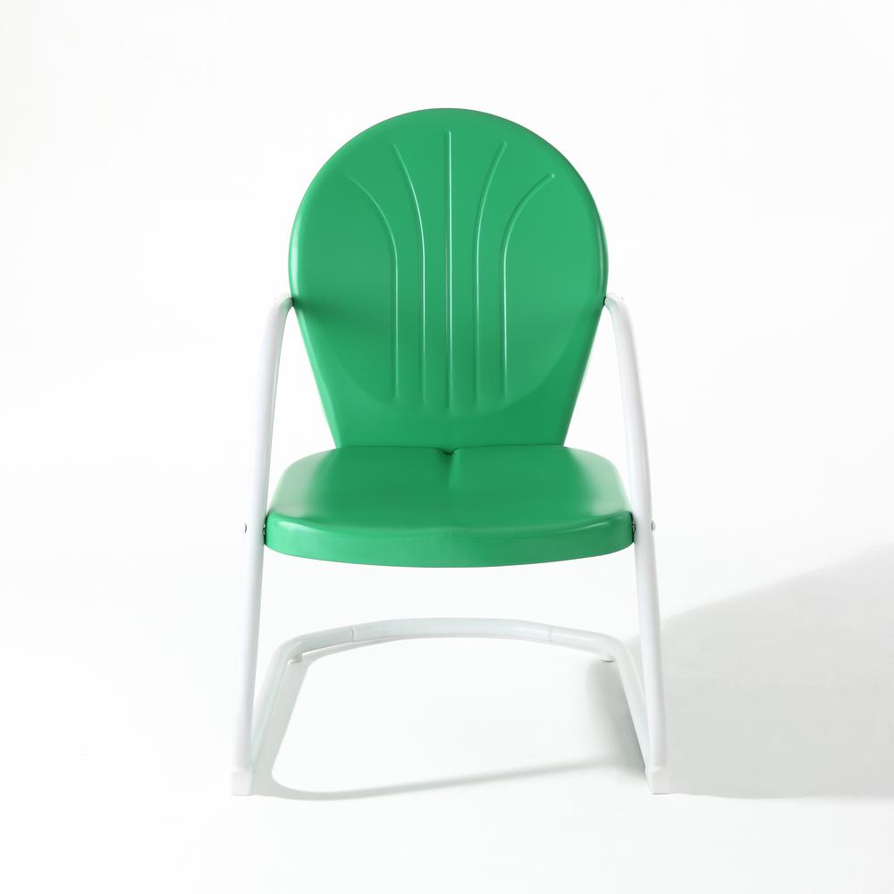 Griffith Outdoor Metal Armchair Kelly Green Gloss. Picture 2