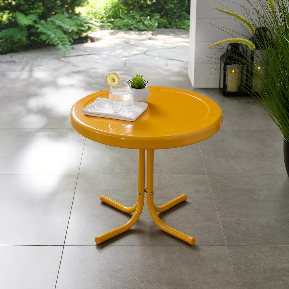 Griffith Side Table Tangerine. The main picture.