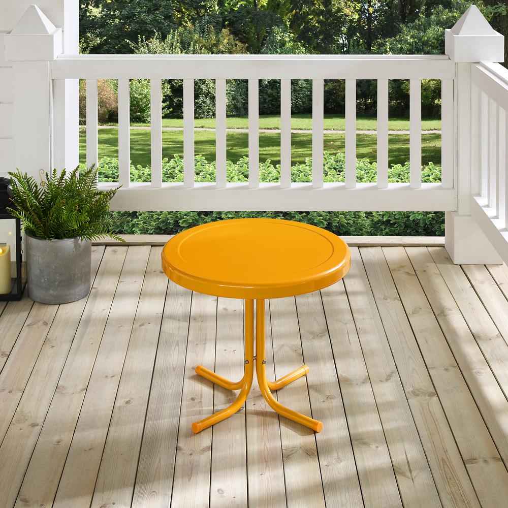 Griffith Side Table Tangerine. Picture 4