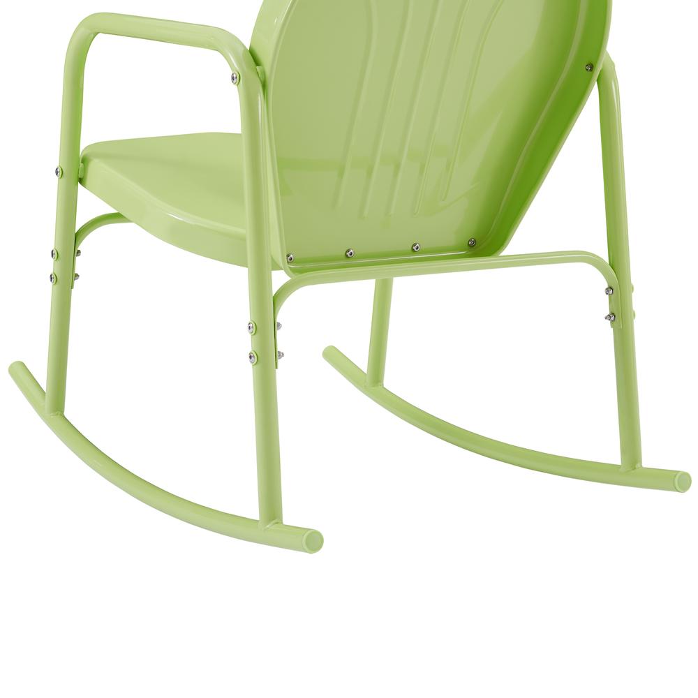 Griffith 2Pc Outdoor Metal Rocking Chair Set Key Lime Gloss - 2 Rocking Chairs. Picture 10