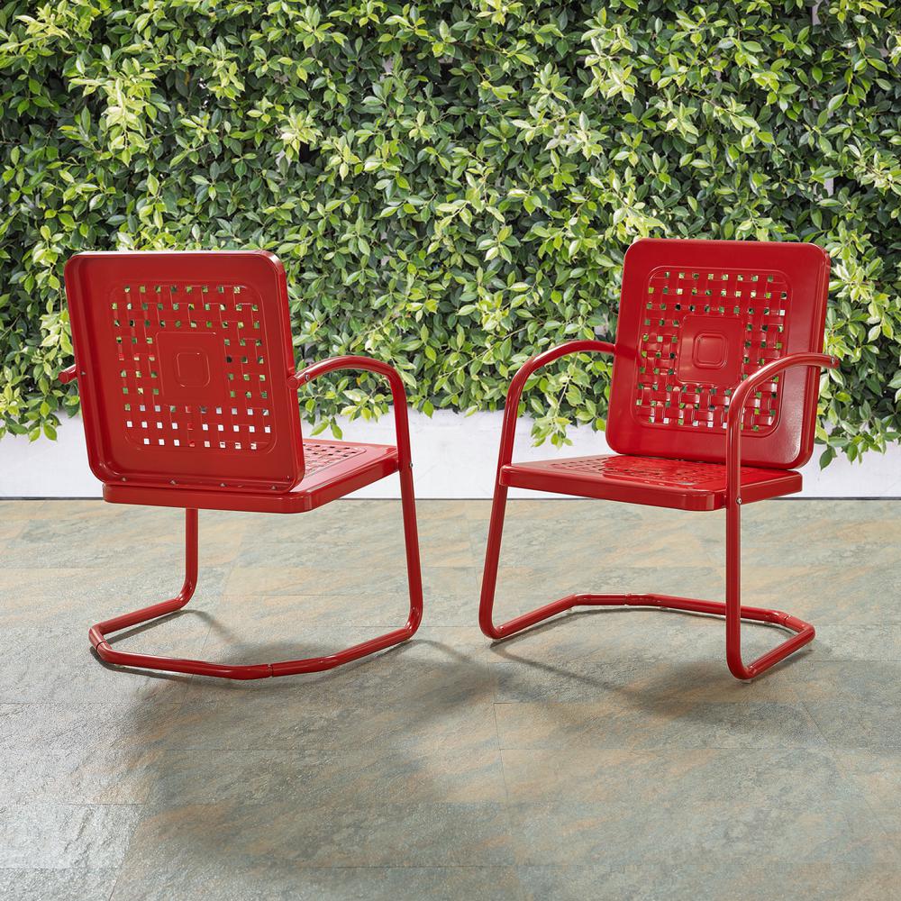 Bates 2Pc Chair Set Red - 2 Chairs. Picture 5