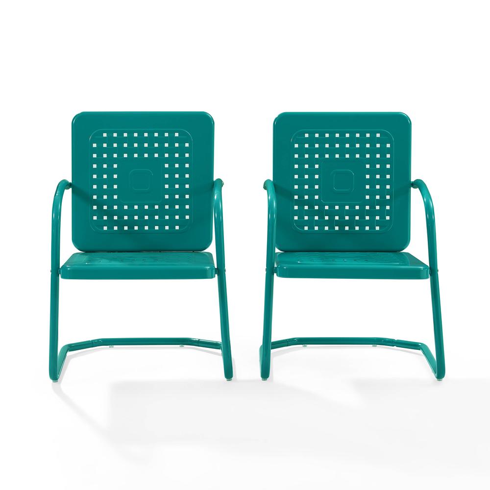 Bates 2Pc Outdoor Chair Set Turquoise - 2 Chairs. Picture 8
