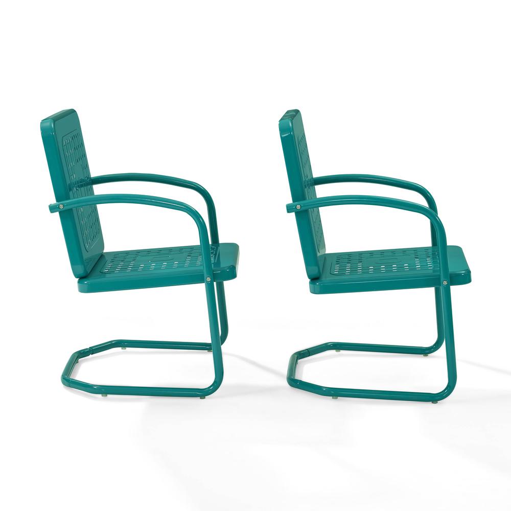 Bates 2Pc Outdoor Chair Set Turquoise - 2 Chairs. Picture 9