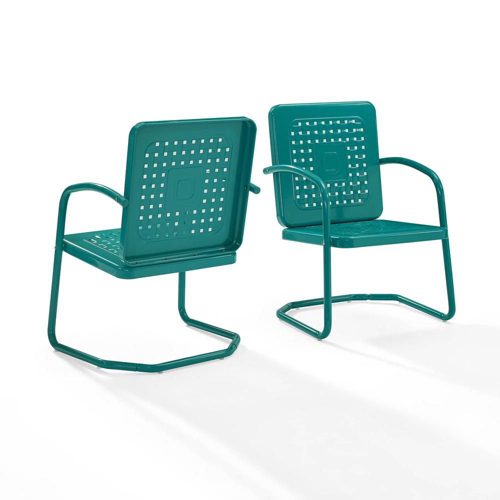 Bates 2Pc Outdoor Chair Set Turquoise - 2 Chairs. Picture 11