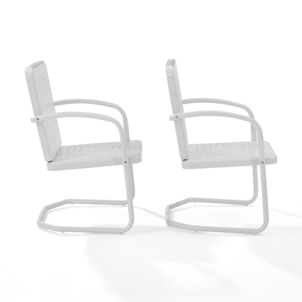 Bates 2Pc Chair Set White - 2 Chairs. Picture 9