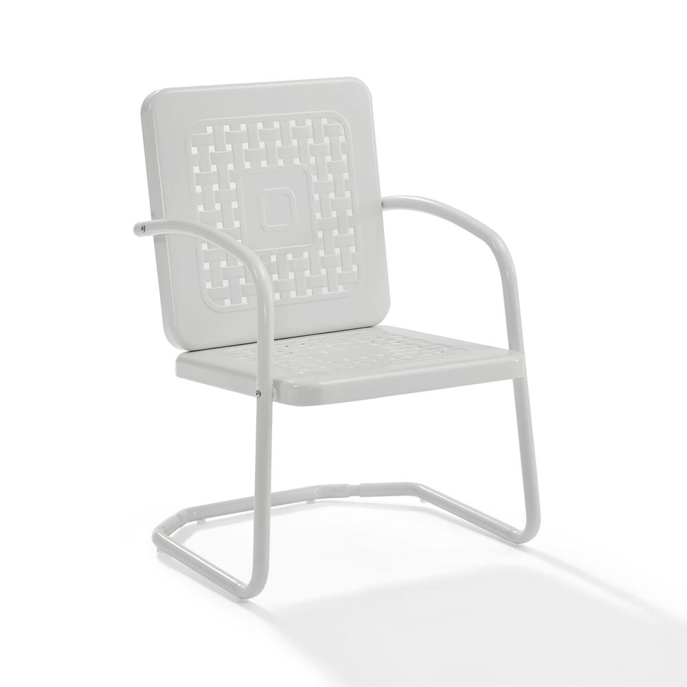 Bates 2Pc Chair Set White - 2 Chairs. Picture 12
