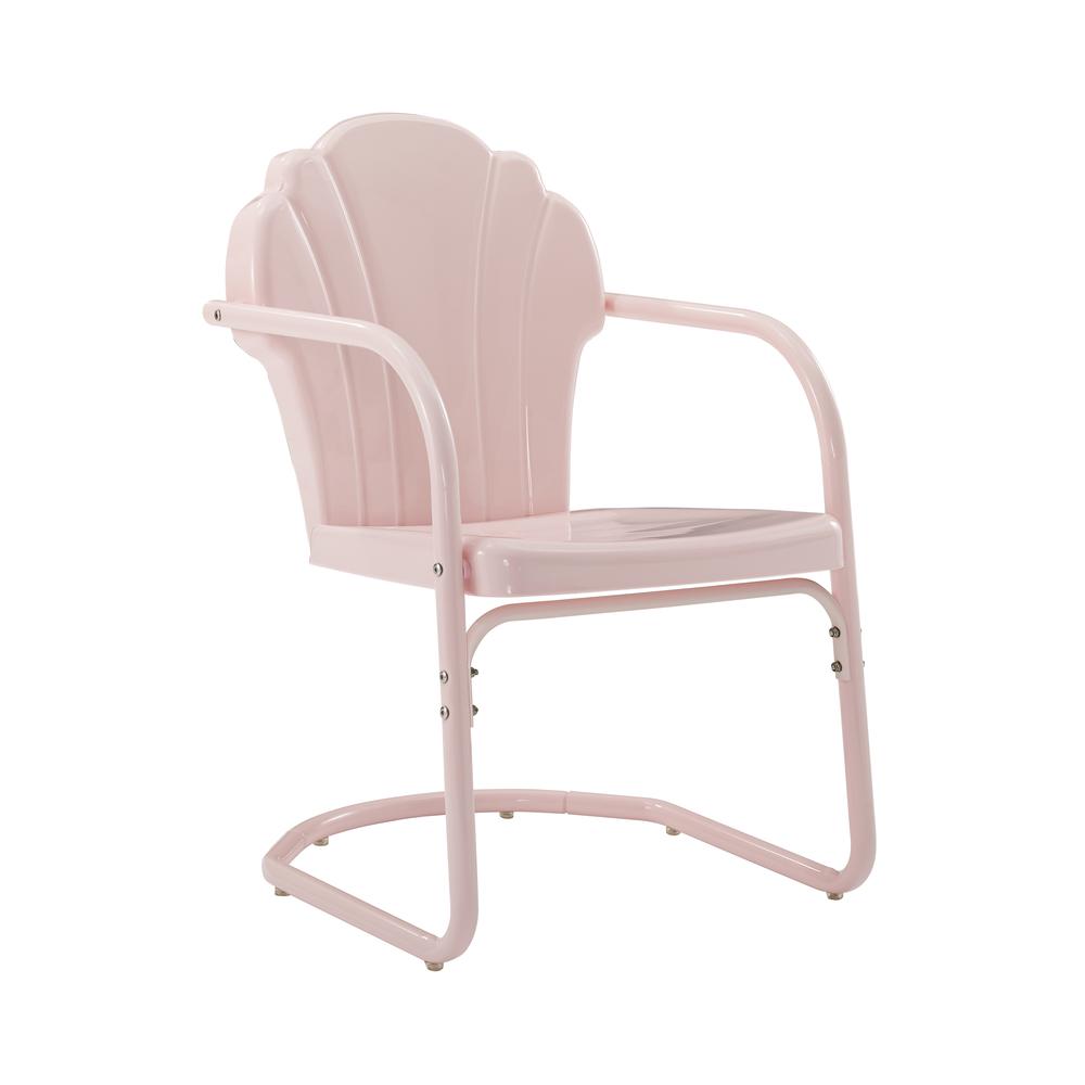 Tulip 2Pc Outdoor Metal Armchair Set Pink - 2 Chairs. Picture 11