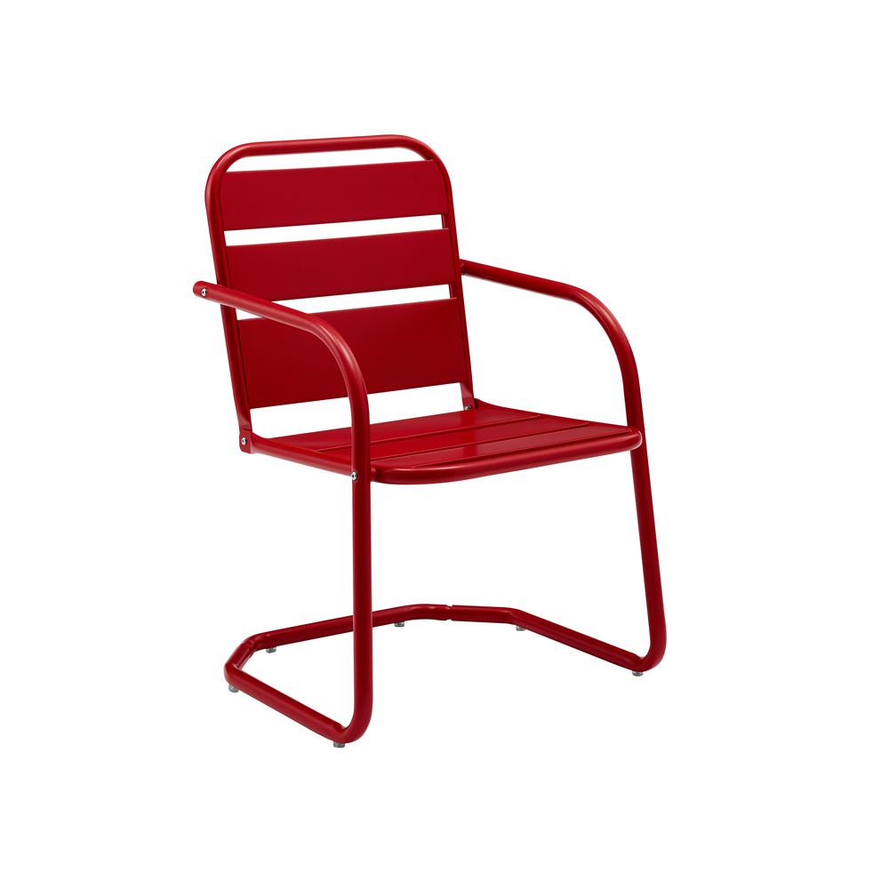 Brighton 2Pc Outdoor Chair Set Red - 2 Chairs. Picture 4