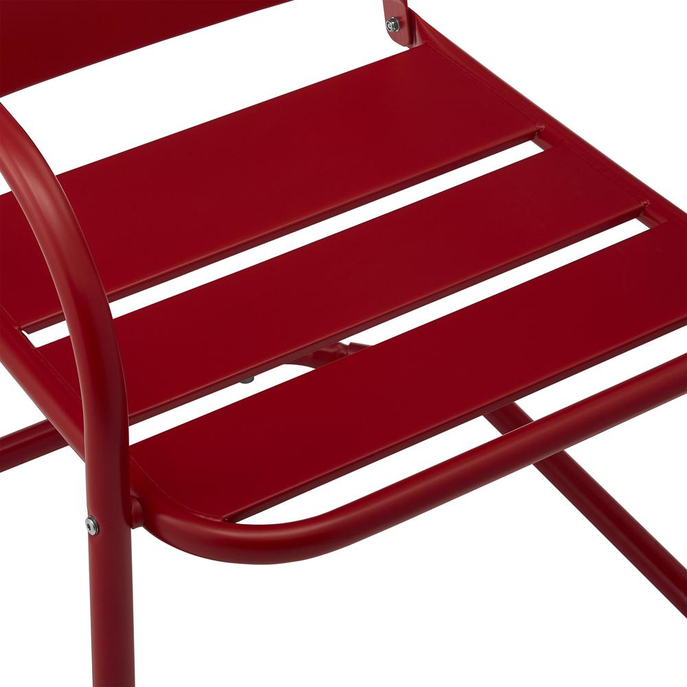 Brighton 2Pc Outdoor Chair Set Red - 2 Chairs. Picture 12