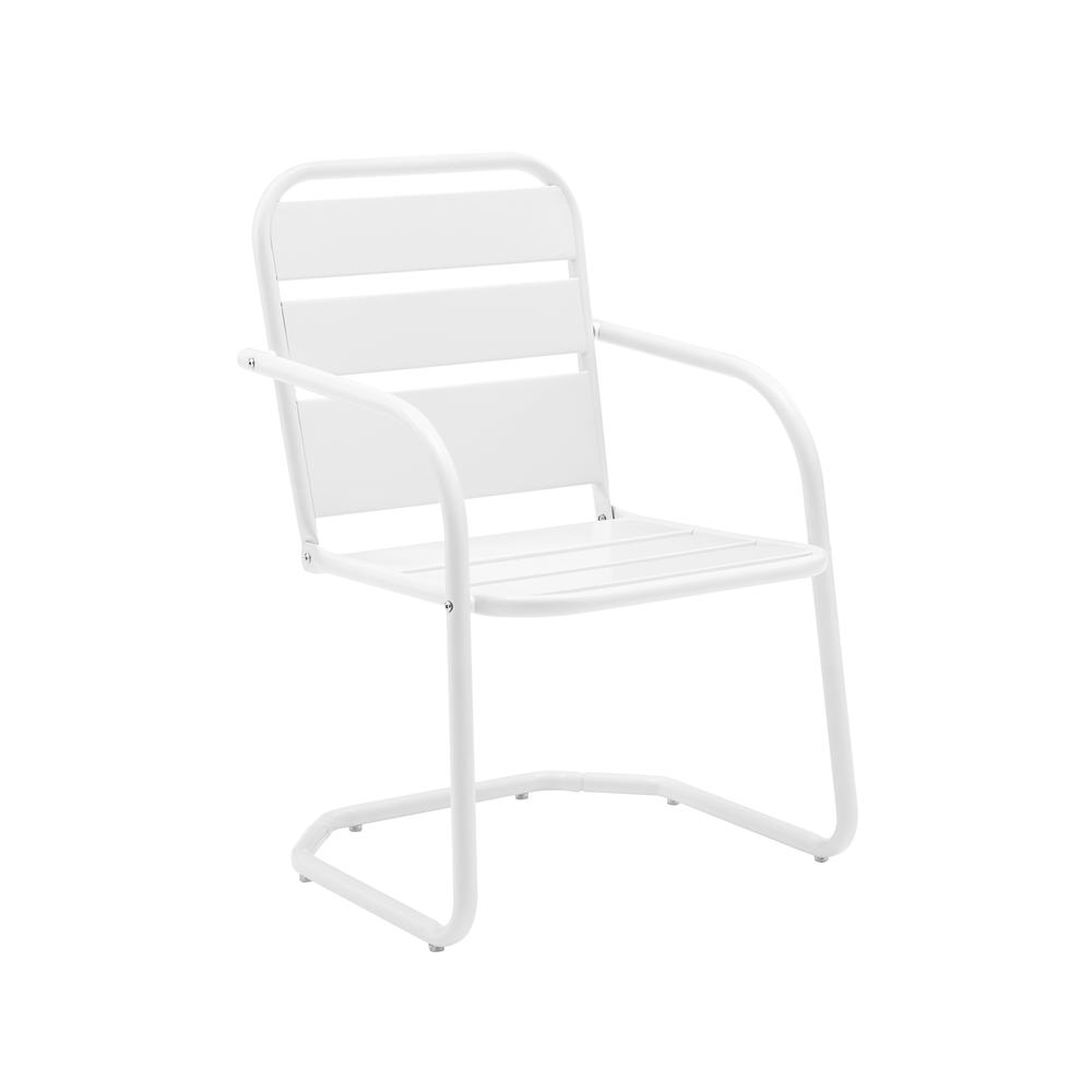Brighton 2Pc Chair Set White - 2 Chairs. Picture 1
