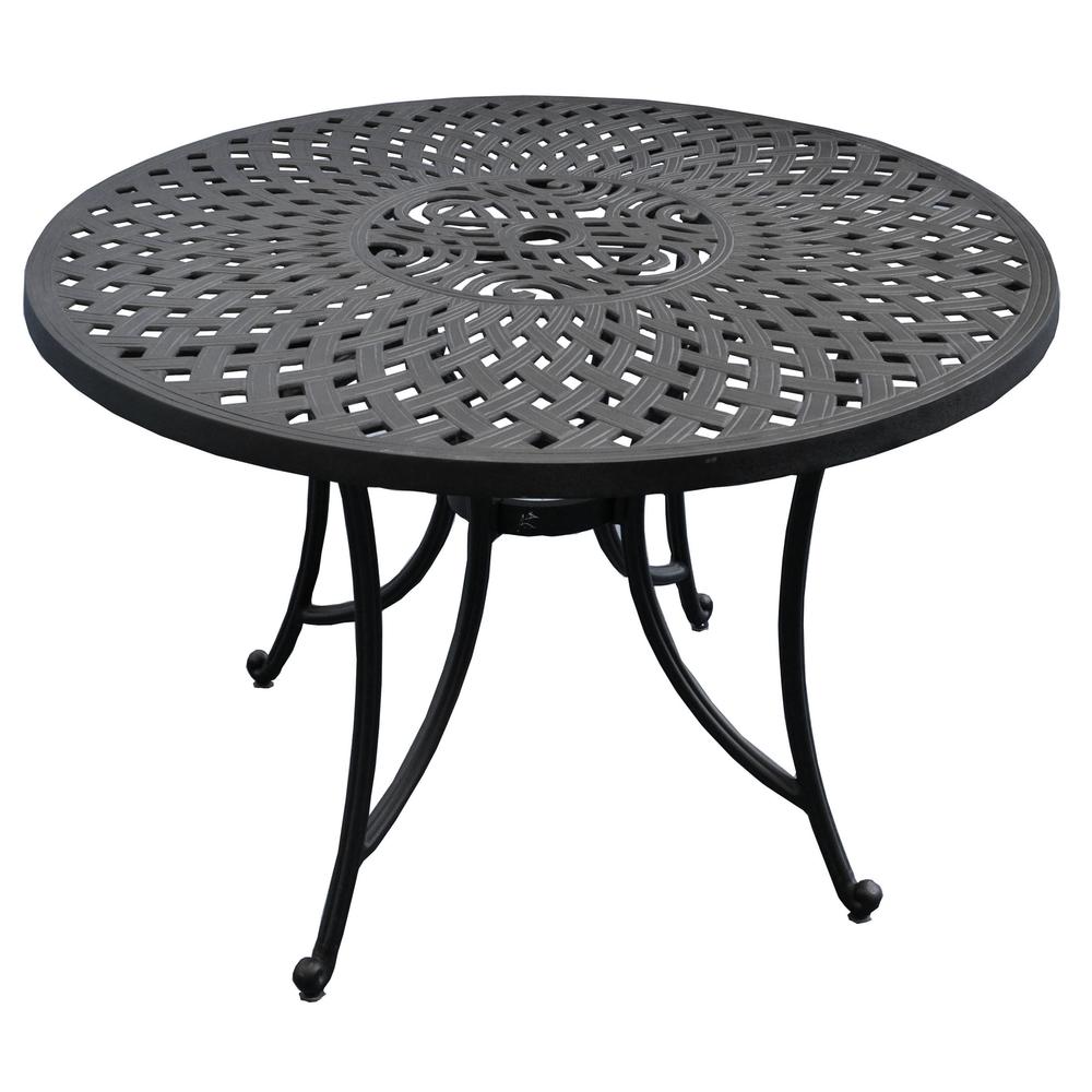 Sedona 42" Dining Table Black. Picture 3