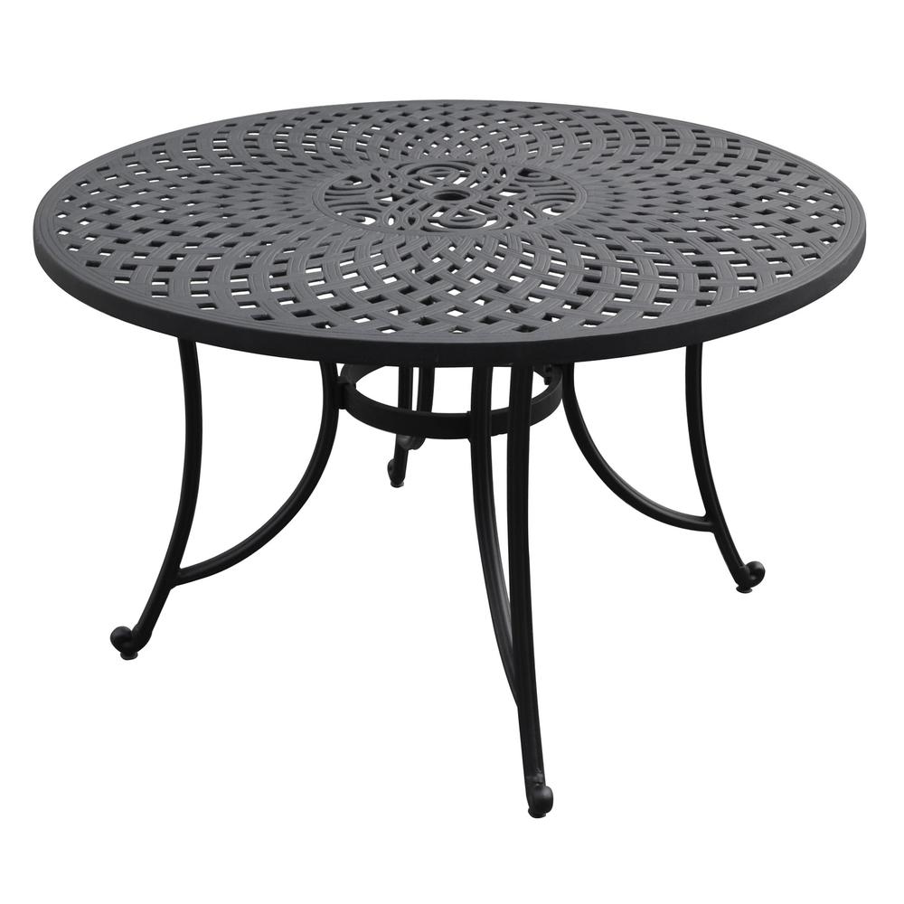 Sedona 46" Dining Table Black. Picture 3