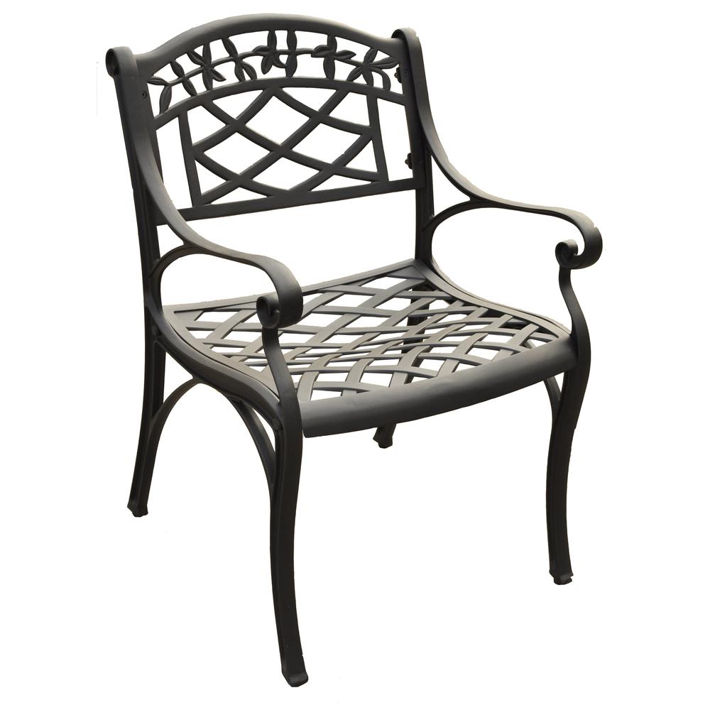 Sedona 2Pc Armchair Set Black - 2 Arm Chairs. Picture 3