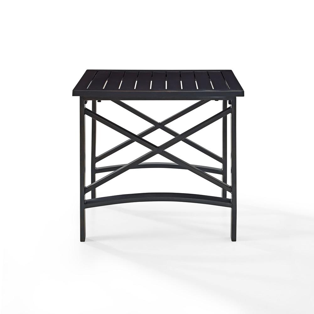 Kaplan Outdoor Metal Side Table Oil Rubbed Bronze. Picture 5