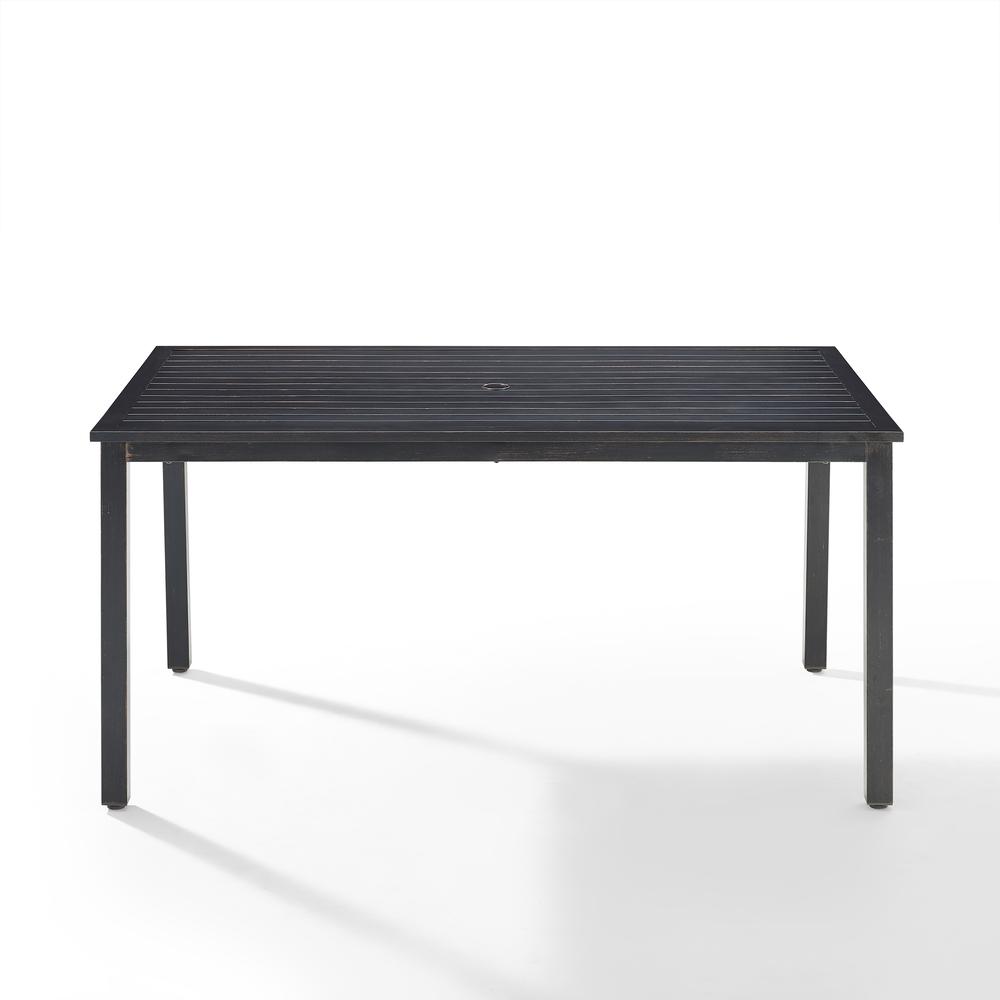 Kaplan Outdoor Dining Table Oil Rubbed Bronze. Picture 6