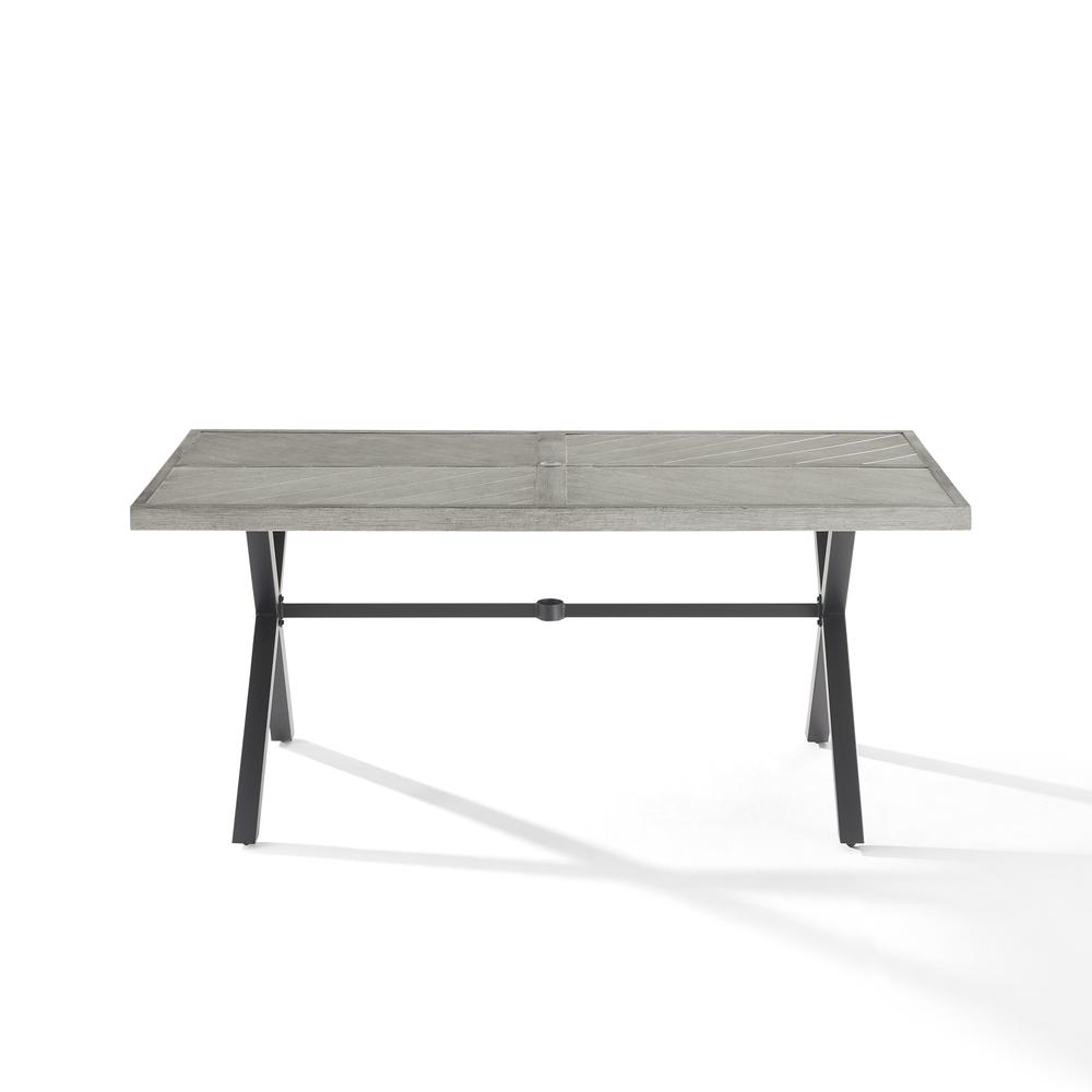 Otto Outdoor Metal Dining Table. Picture 9