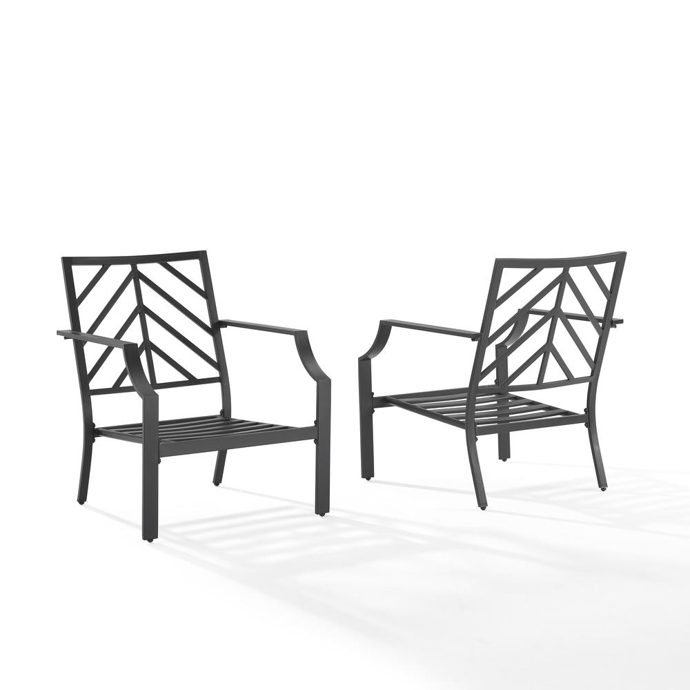 Otto 2Pc Outdoor Metal Armchair Set. Picture 10