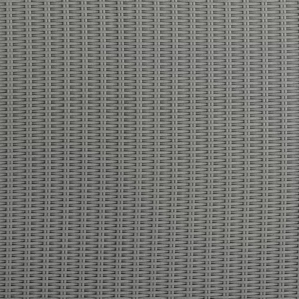 Bradenton Outdoor Wicker Rectangular Side Table Gray. Picture 6