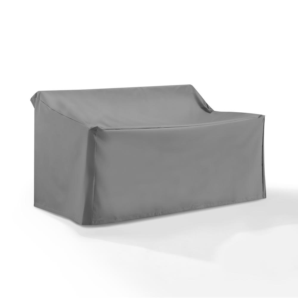 Outdoor Loveseat Furniture Cover Gray. Picture 5