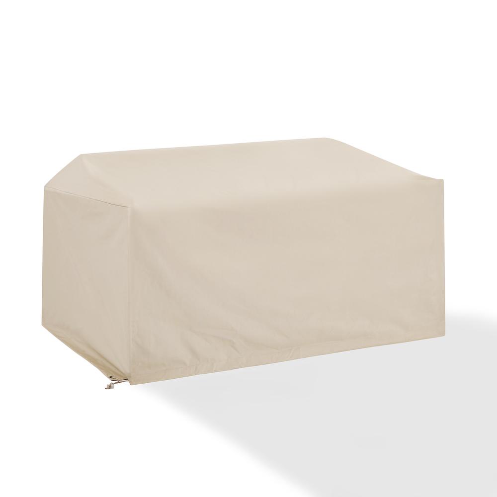 Outdoor Loveseat Furniture Cover Tan. Picture 3