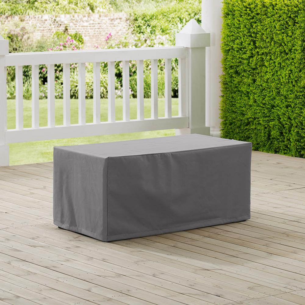 Outdoor Rectangular Table Furniture Cover Gray. Picture 1