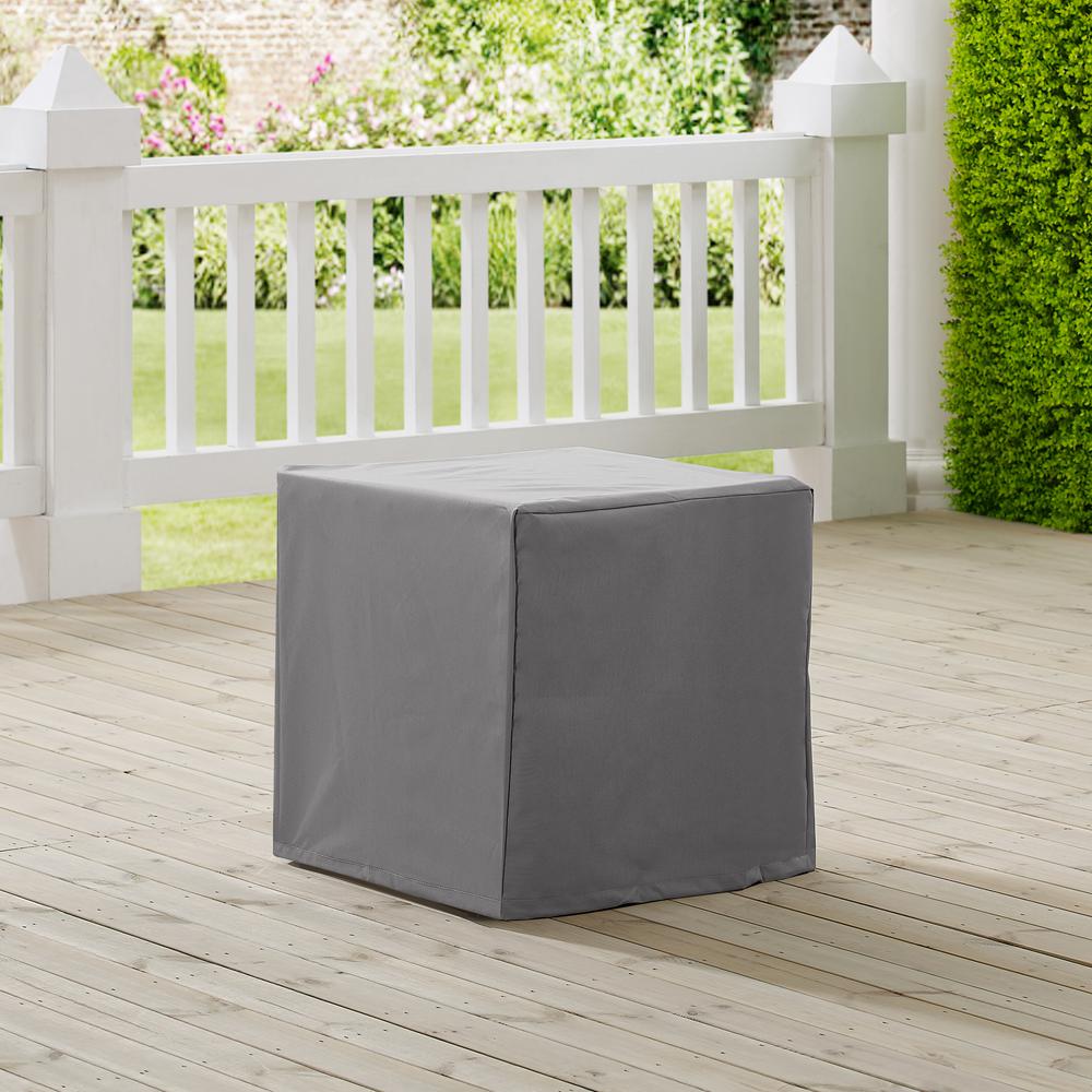 Outdoor End Table Furniture Cover Gray. Picture 1