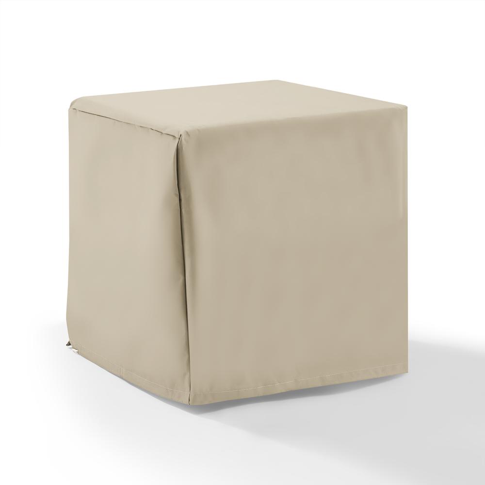 Outdoor End Table Furniture Cover Tan. Picture 5