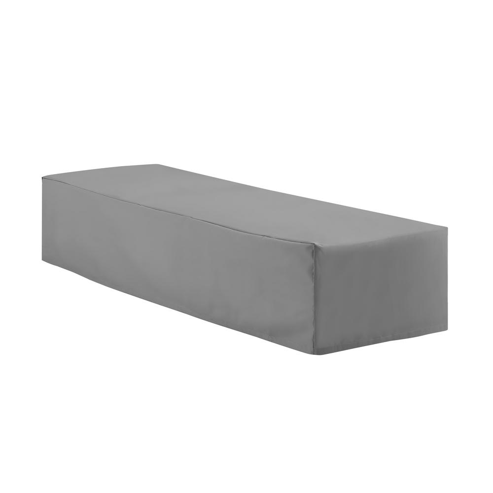 Outdoor Chaise Lounge Furniture Cover Gray. Picture 2