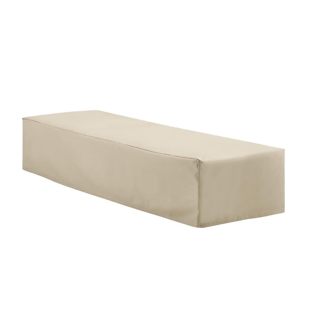 Outdoor Chaise Lounge Furniture Cover Tan. Picture 2