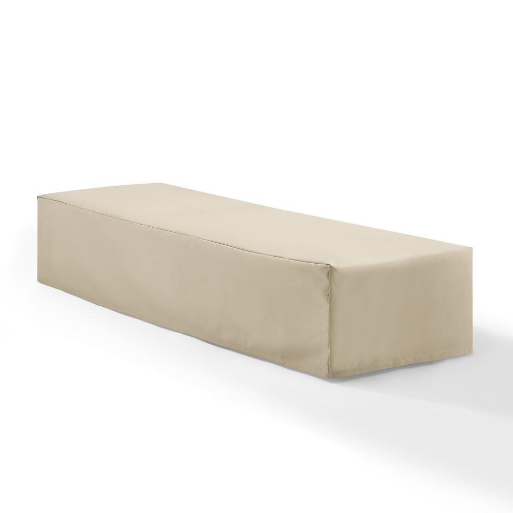 Outdoor Chaise Lounge Furniture Cover Tan. Picture 5