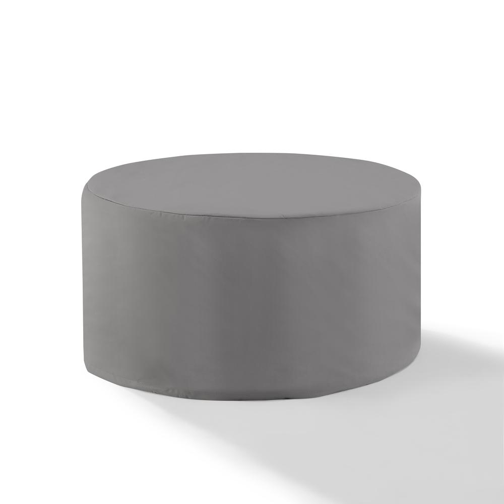 Outdoor Catalina Round Table Furniture Cover Gray. Picture 4