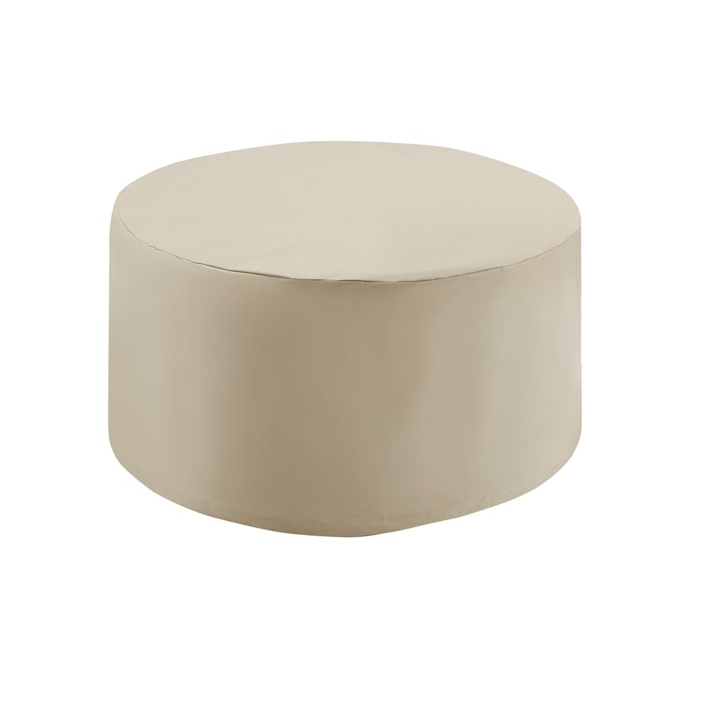 Outdoor Catalina Round Table Furniture Cover Tan. Picture 2